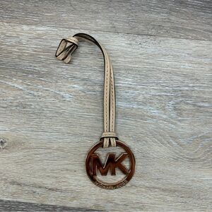 Michael Kors Brown and Tan Key Holder